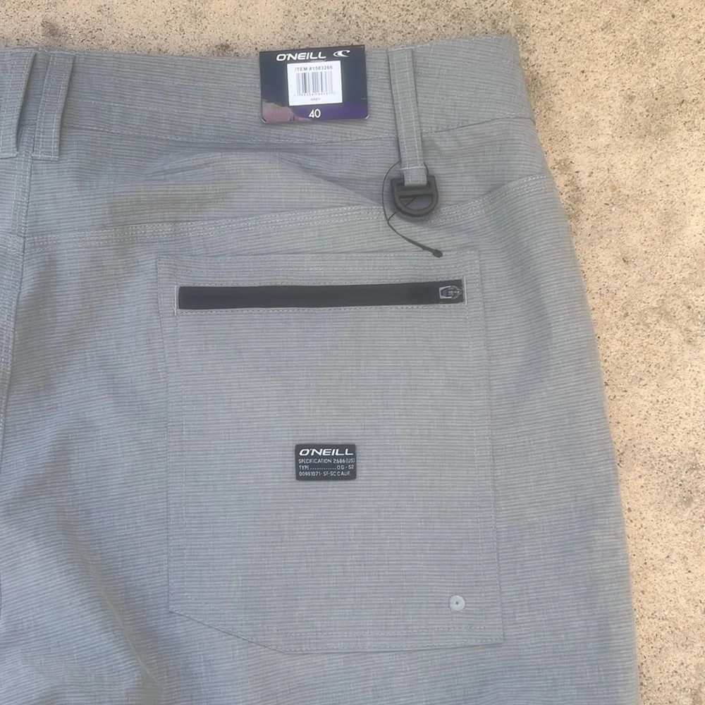 O'neill Men's Crossover Hybrid Grey Short Size 40 NWT